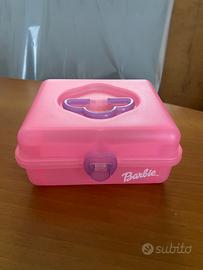 Portagioie / portaoggetti di Barbie con specchio.