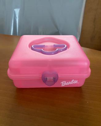 Portagioie / portaoggetti di Barbie con specchio.