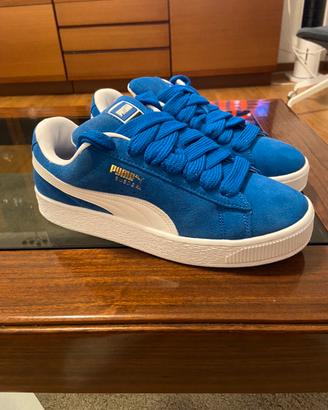 Puma Suede XL blu/bianco - taglia 42 - NUOVE