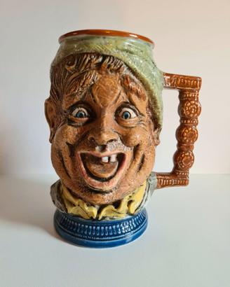 Boccale ‘70- Toby mug firmato S. Orvis Capodimonte