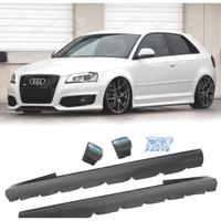 MINIGONNE LATERALI AUDI A3 8P 03-11 3 PORTE LOOK S
