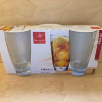 Tris bicchieri lunghi Bormioli