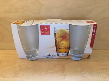 Tris bicchieri lunghi Bormioli