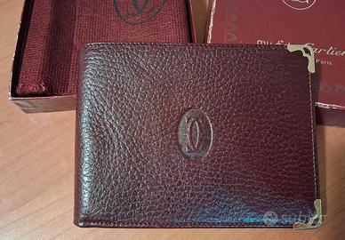 Portafoglio vintage Cartier Must de Cartier 