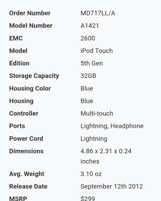 Ipod Touch wifi