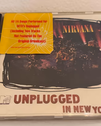 CD Nirvana MTV Unplugged in New York Original 1994