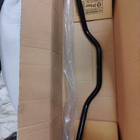 Manubrio barracuda 22 universale nero piega media