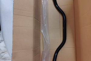 Manubrio barracuda 22 universale nero piega media