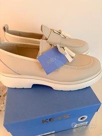 Mocassini beige keys nr 40