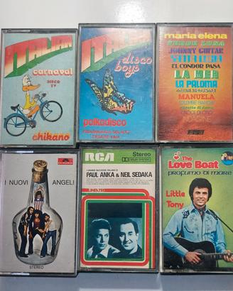 LOTTO CASSETTE MUSICASSETTA MC  AUDIO LITTLE TONY 