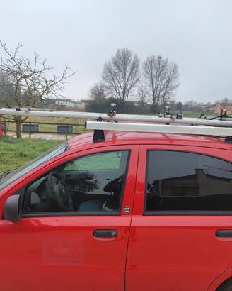 Bagagliera Portapacchi Barre tetto Fiat Panda 2012