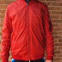 Giubbotto Pull & Bear rosso