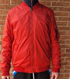 Giubbotto Pull & Bear rosso