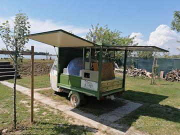 Ape Piaggio pizzeria