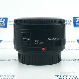 Obiettivo YONGNUO 50 mm f1.8 per CANON + GARANZIA