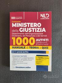 Manuale per concorso Ministero Giustizia 