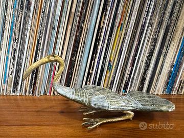 Statuetta ibis egiziano con base in pietra