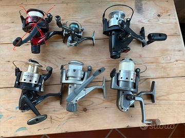 5 mulinelli da pesca vari modelli