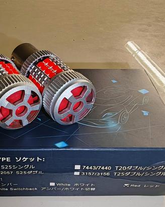 Lampadine LED rosse raffreddamento attivo P21-5W