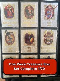 Set Completo 1/70 One Piece Treasure Box Panini