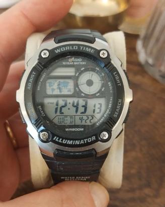 OROLOGIO CASIO WORLD TIME ILLUMINATOR