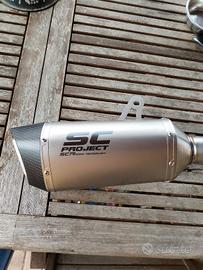 terminale Kawasaki z 900  sc project SC1R titanio 