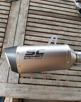 terminale Kawasaki z 900  sc project SC1R titanio 