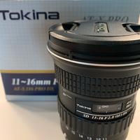 Tokina 11-16 f2.8 AT-X PRO DX per Canon