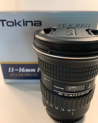 Tokina 11-16 f2.8 AT-X PRO DX per Canon