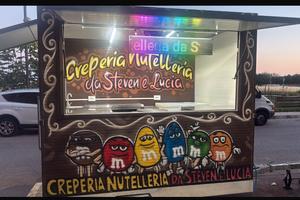 CARRELLO STREET FOOD ALLESTIMENTO PER CREPES
