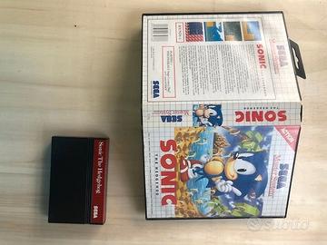 SEGA Master System - SONIC + SONIC 2