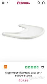 Vassoio per tripp trapp baby set - bianco -stokke
