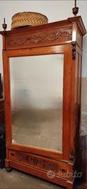 Armadio con anta a specchio - Antico