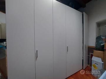 Armadio bianco 6 ante