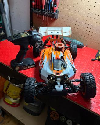 Auto rc a scoppio buggy 1/8 serpent cobra