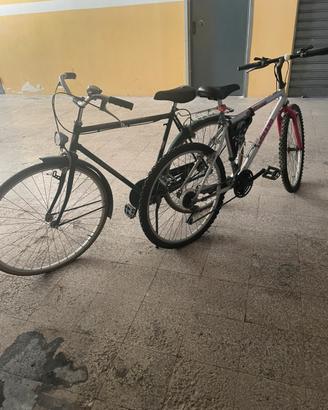 2 bici usate una tutta da verniciare
