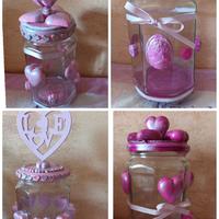 Barattolo vetro porta caramelle festa mamma