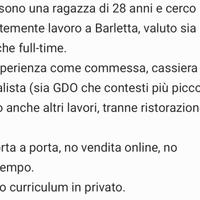 Commessa/segretaria/cassiera