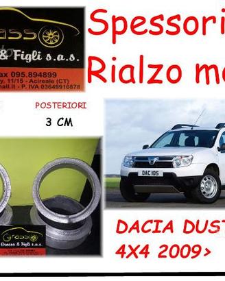 Kit spessori rialzo molle Dacia Duster 4x4 2009