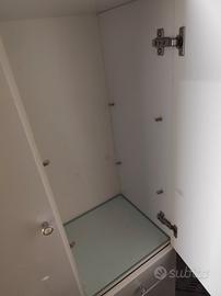 Armadio bagno bianco