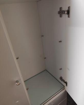 Armadio bagno bianco