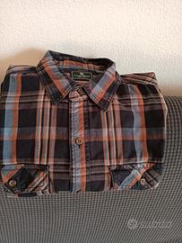 Giacca camicia da uomo in flanella 