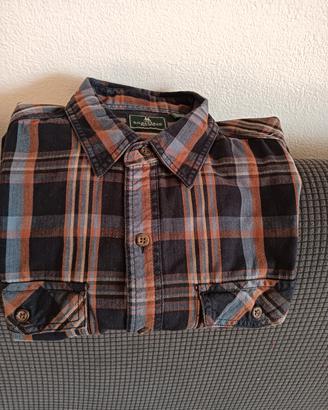 Giacca camicia da uomo in flanella 