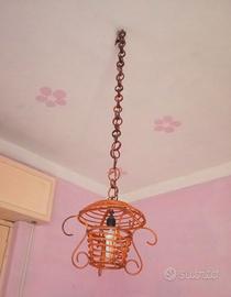 LAMPADARIO IN BAMBU