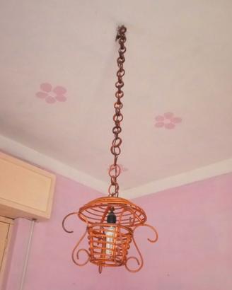 LAMPADARIO IN BAMBU