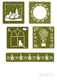 Mascherine in ottone per Embossing
