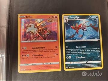 Pokemon ENTEI 019/203 e DRAGALGE 082/159