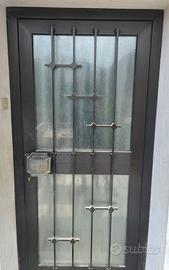 Porta d'entrata alluminio/vetro