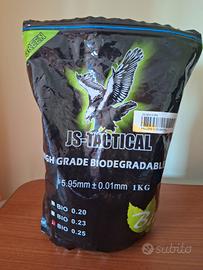 Pallini munizioni softair biodegradabili 0.25