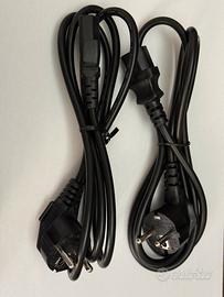 Coppia cavi alimentazionne PC